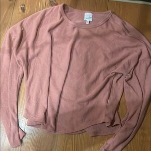 Belle Du Jour Pink Relaxed Long Sleeve Sweatshirt